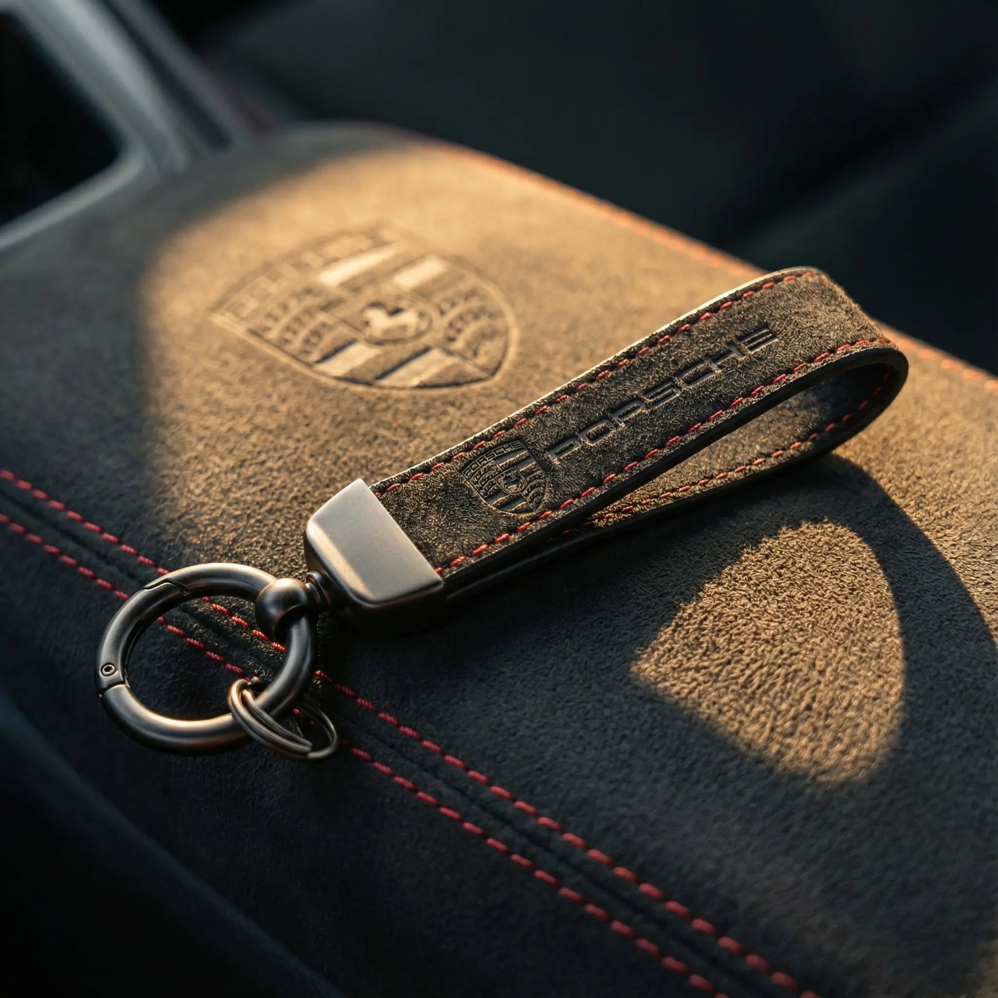 Porsche Keychain - Alcantara Jonparts
