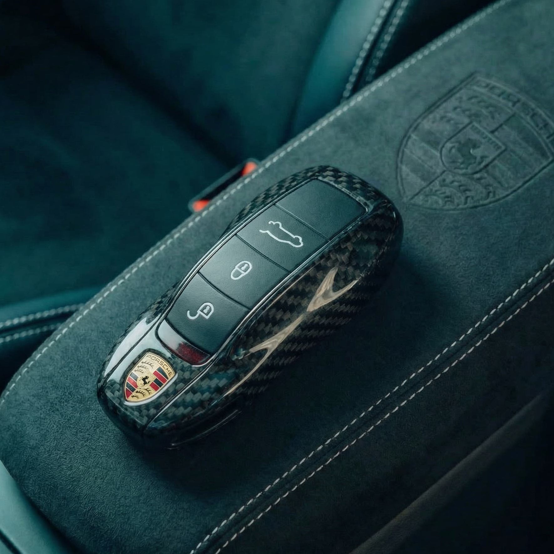 Porsche Key Cover - Carbon Fiber