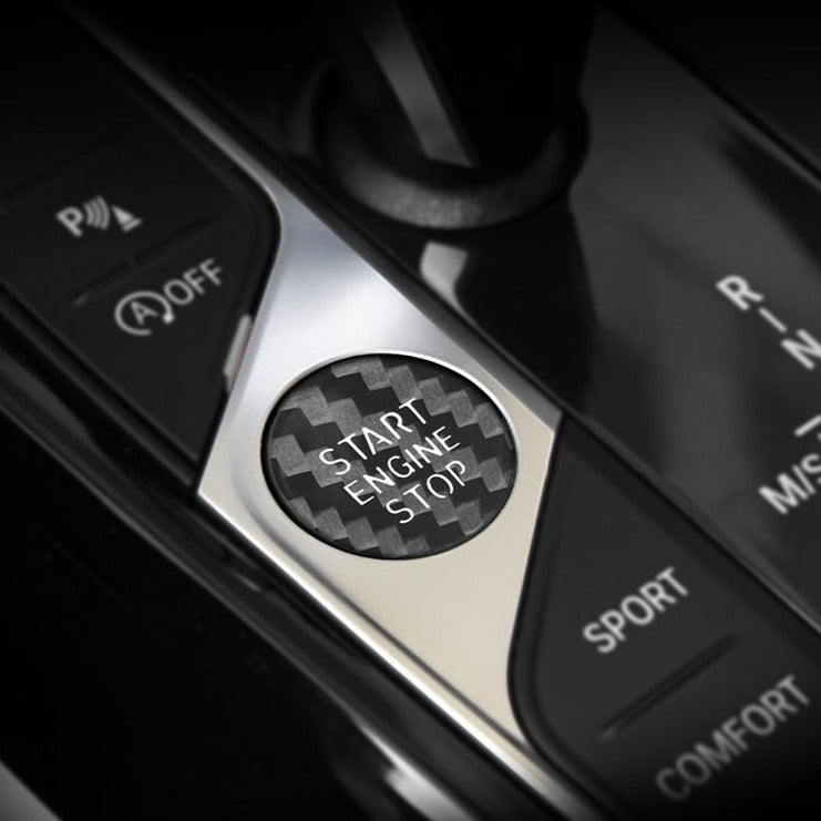 BMW 3 Series carbon fiber start stop button – Jonparts