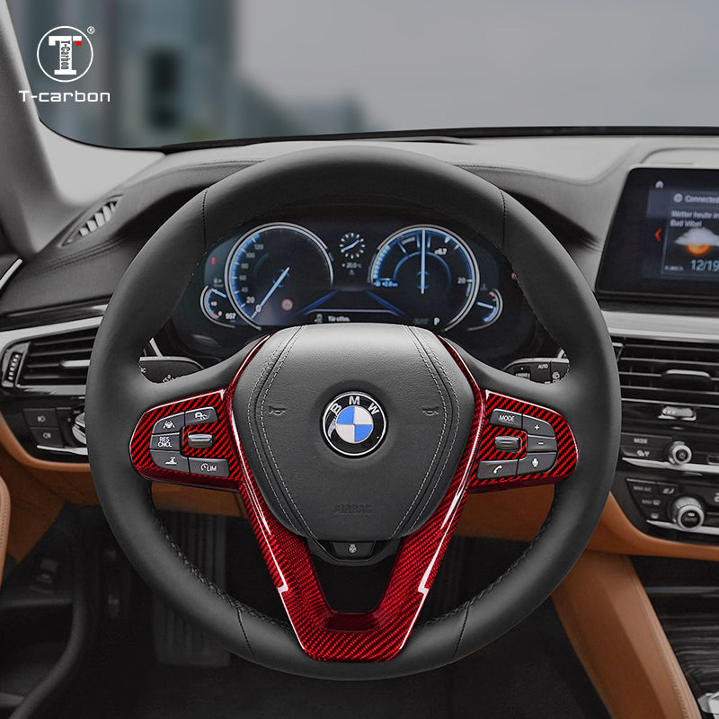 BMW 1 Series carbon fiber steering wheel cover – Jonparts