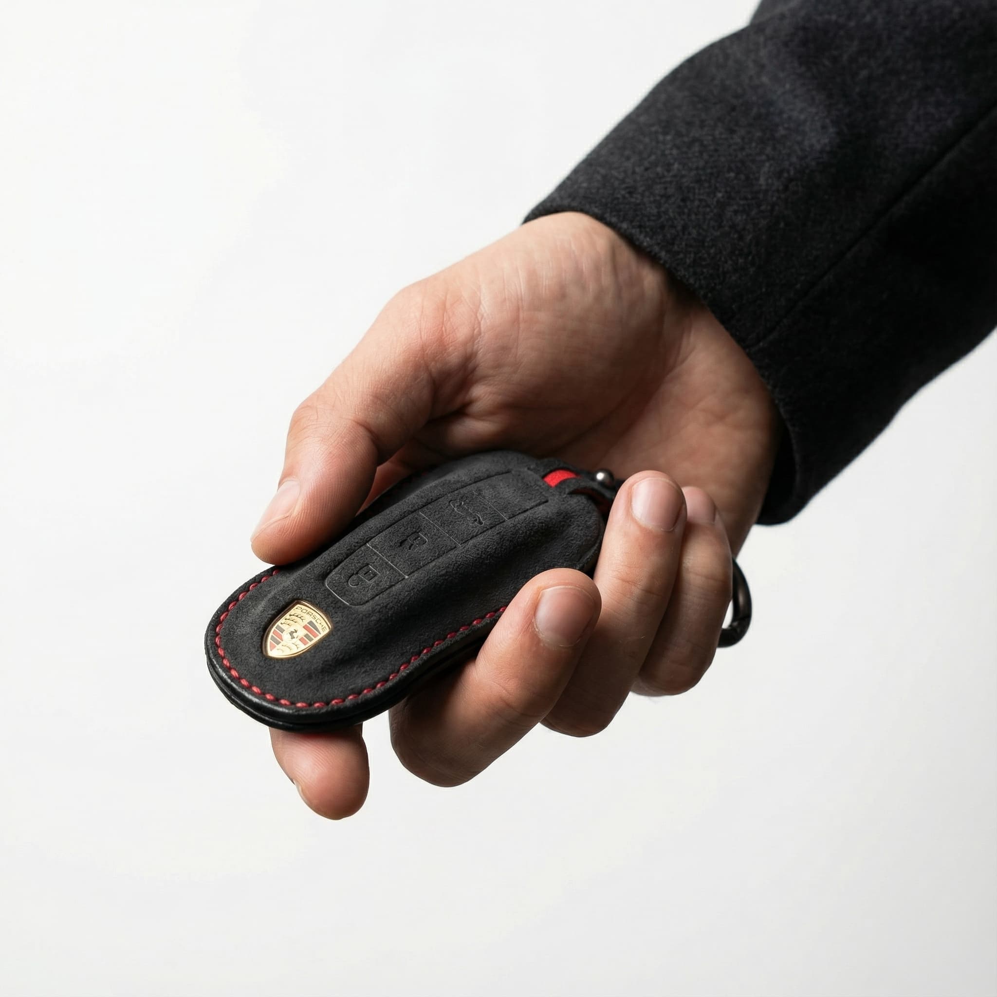 Porsche Key Cover - Alcantara (Suede)