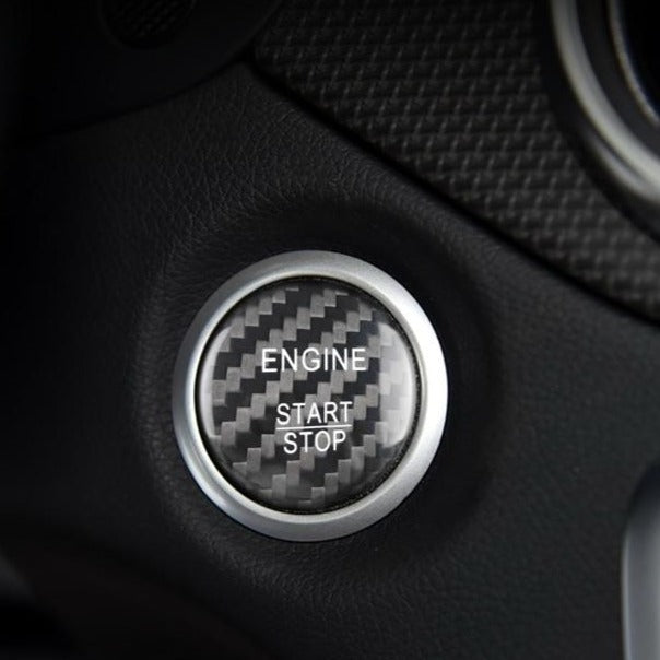 Mercedes-Benz B-Class carbon fiber start stop button – Jonparts