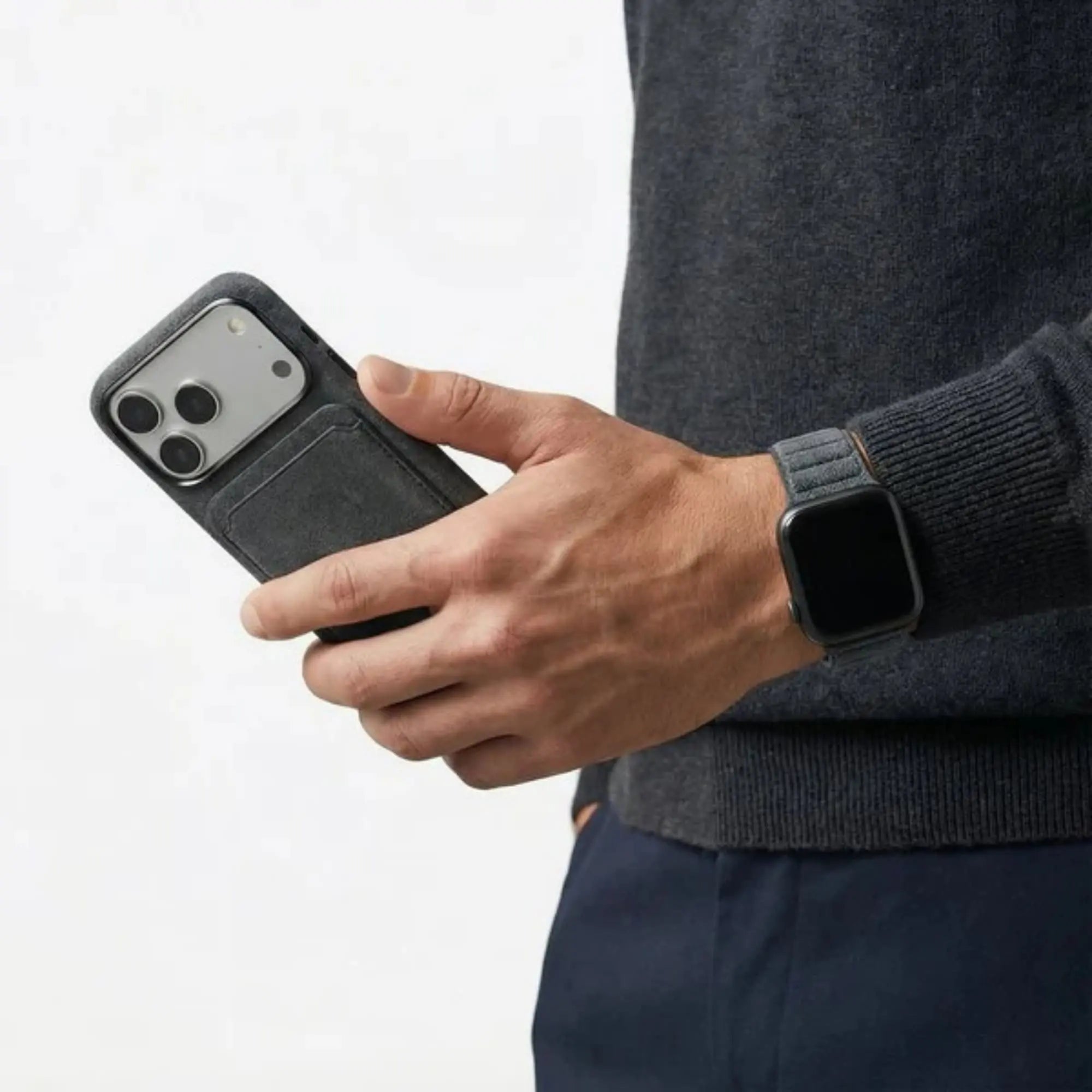 Apple Watch Band - Alcantara - Dark Grey Jonparts