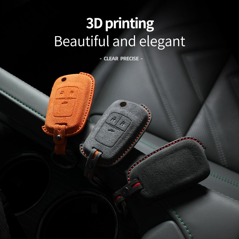 Opel 3 Buttons premium suede key fob cover – Jonparts