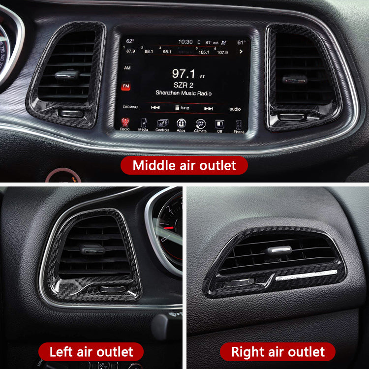 Dodge Challenger carbon fiber ac vent cover – Jonparts
