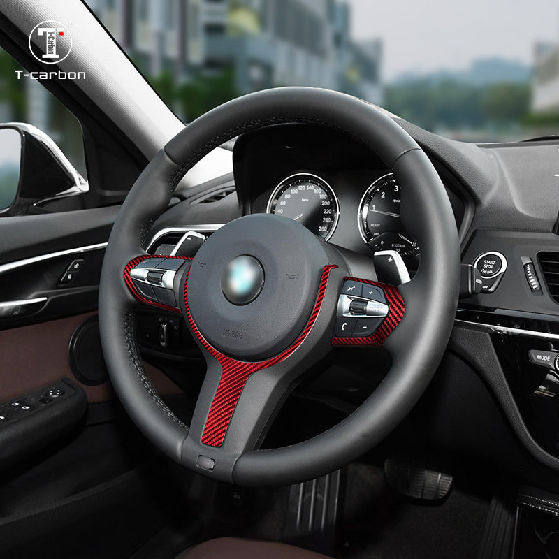 BMW 1 Series carbon fiber steering wheel cover – Jonparts