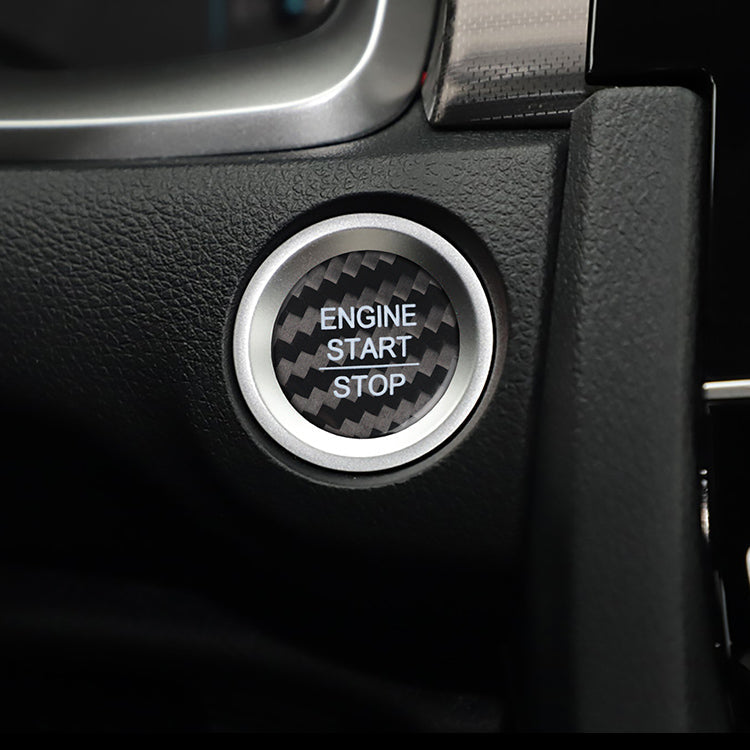 Honda Civic carbon fiber start stop button – Jonparts