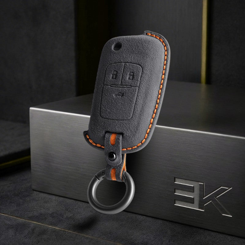 Opel 3 Buttons premium suede key fob cover – Jonparts