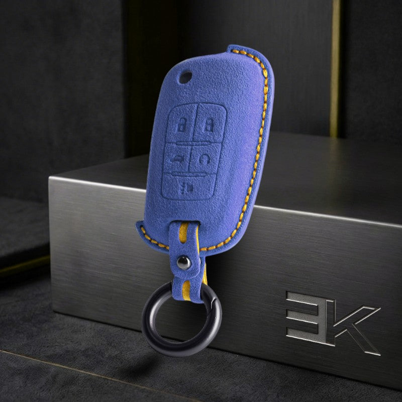 Opel 5 Buttons premium suede key fob cover – Jonparts