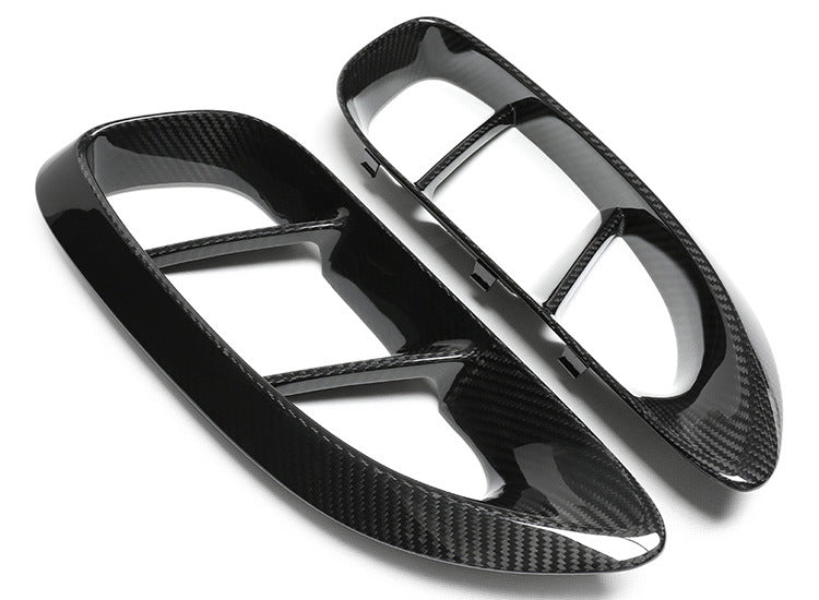 Porsche Dry Carbon Side Air Intake Covers – Fits 718 Cayman/Boxster (982) 2016–2023