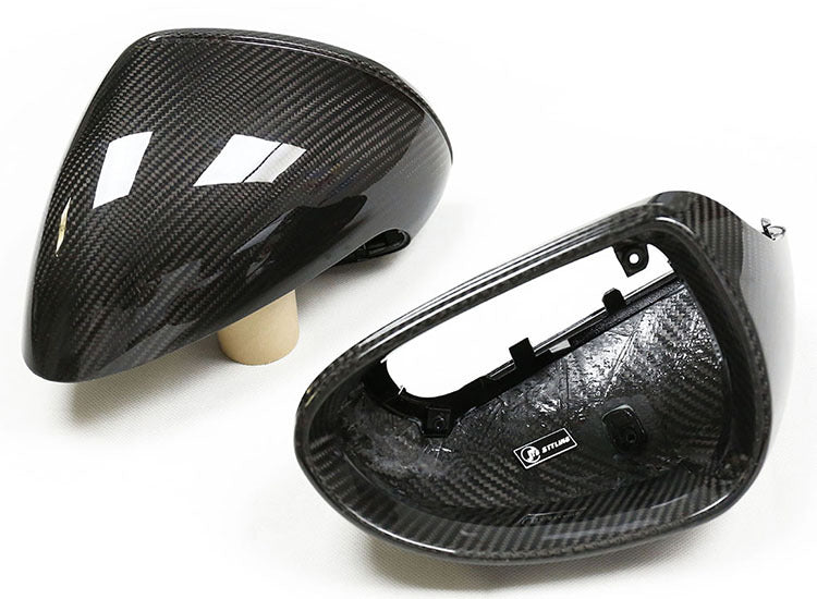 Porsche Dry Carbon Mirror Caps – Fits 981 Boxster/Cayman 2013–2016