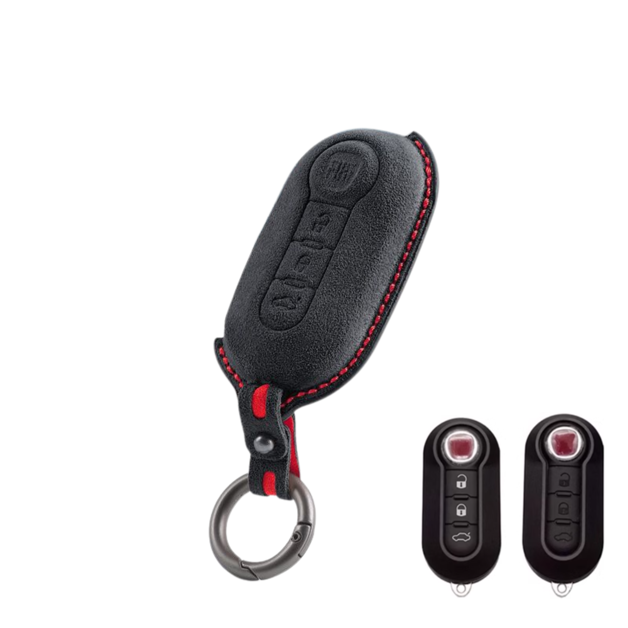 Fiat Key Cover - Alcantara