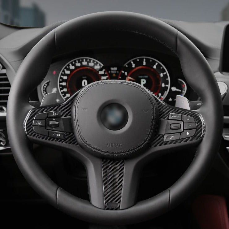 BMW 3 Series carbon fiber steering wheel cover – Jonparts