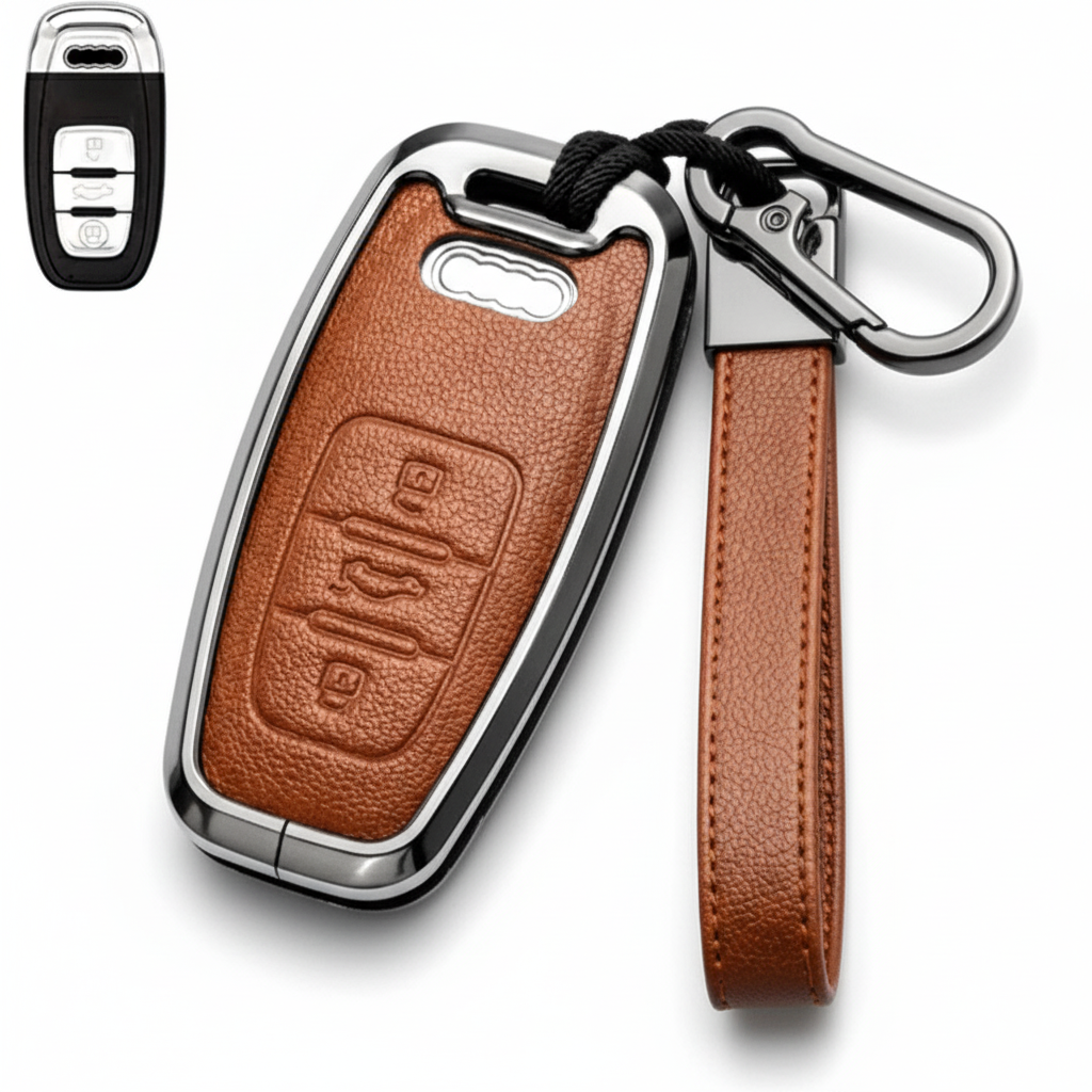 Audi Key Cover Case – Full Metal Zinc Alloy Shell | A TYPE