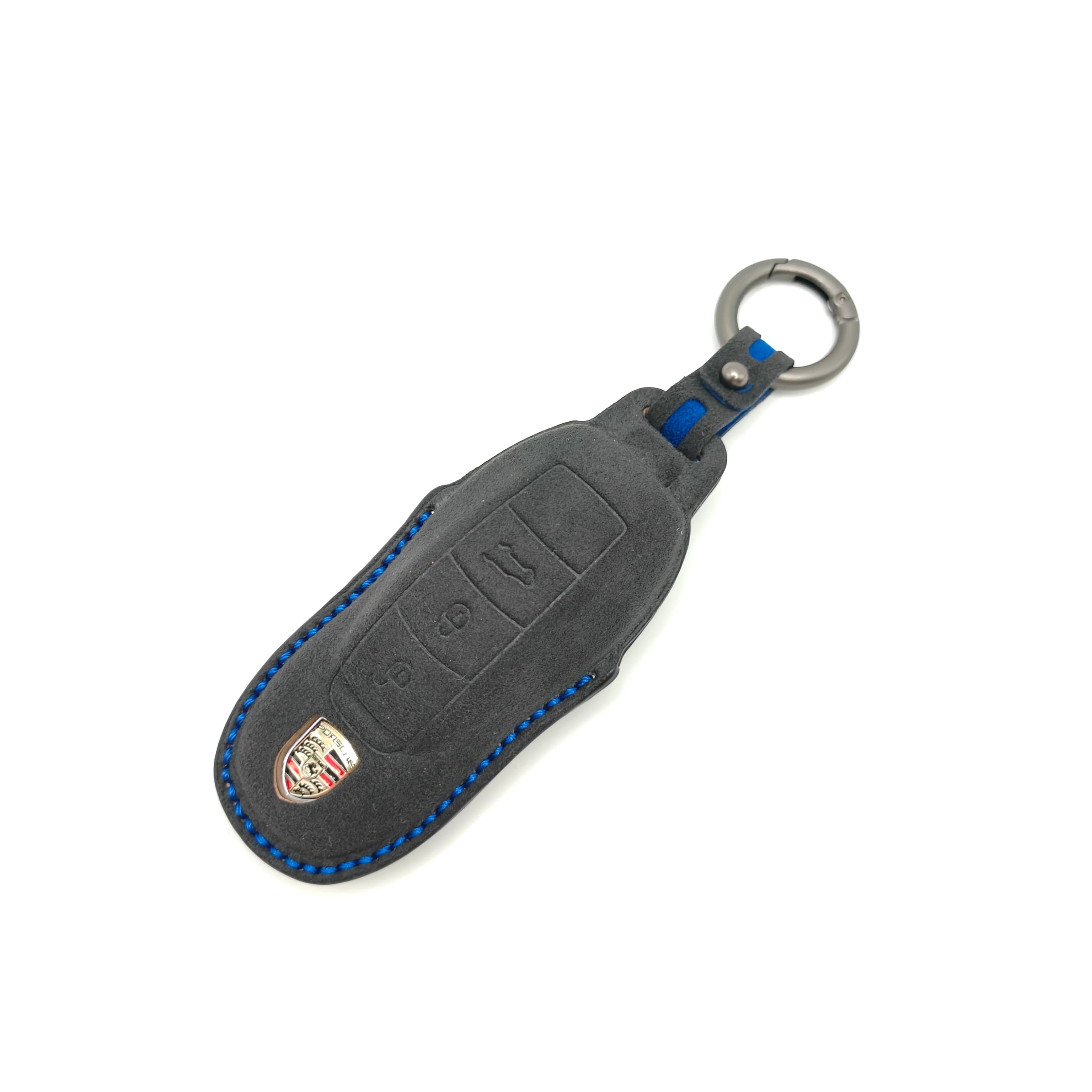 Porsche Key Cover - Alcantara Signature (Contrast Stitching)