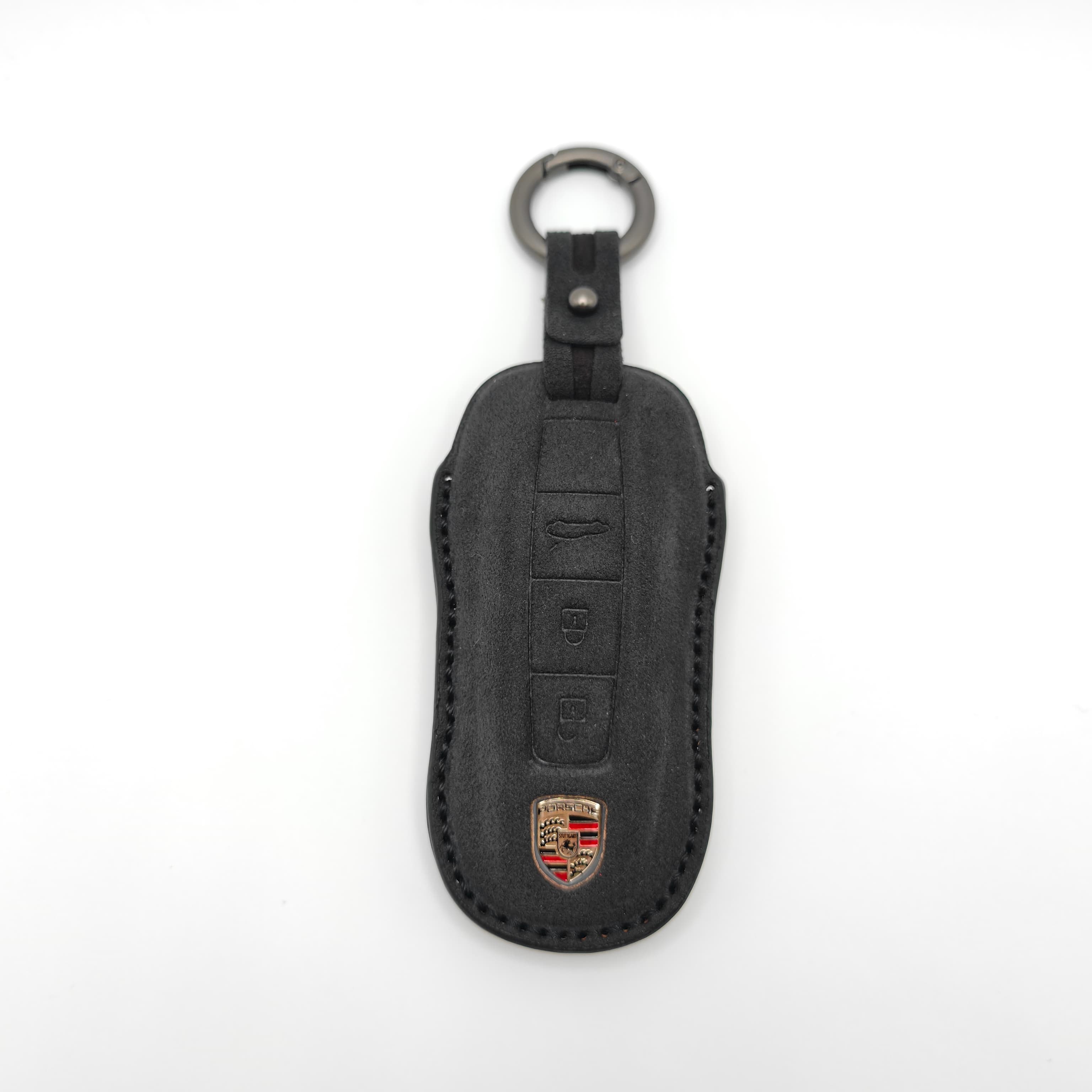 Porsche Key Cover - Alcantara Signature (Contrast Stitching)