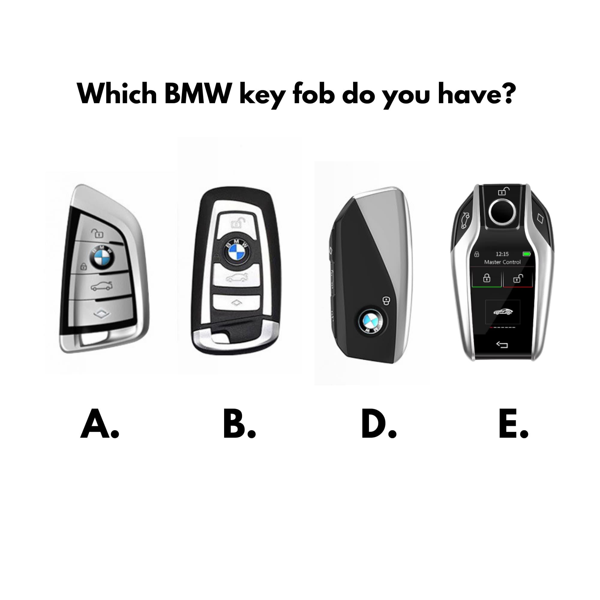 BMW Key Cover - Alcantara (Suede)