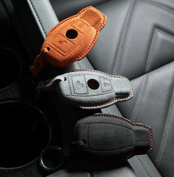 Mercedes Key Cover - Alcantara (Suede)