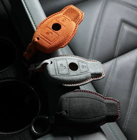 Mercedes Key Cover - Alcantara (Suede) Jonparts