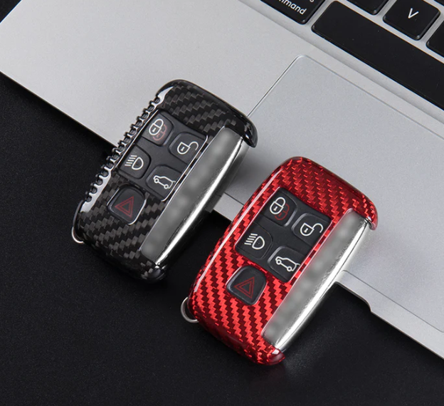 Jaguar Key Cover - Carbon Fiber - Type A