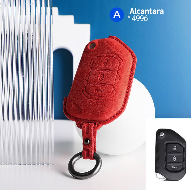 Jeep Key Cover - Alcantara - Type A