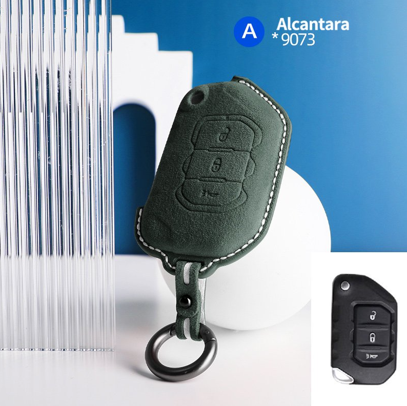Jeep Key Cover - Alcantara - Type A