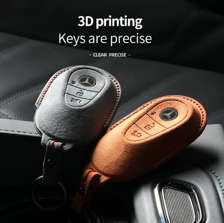 Mercedes Key Cover - Alcantara (Suede) Jonparts
