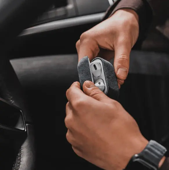 AirPods Alcantara Case | Dark Grey - Jonparts
