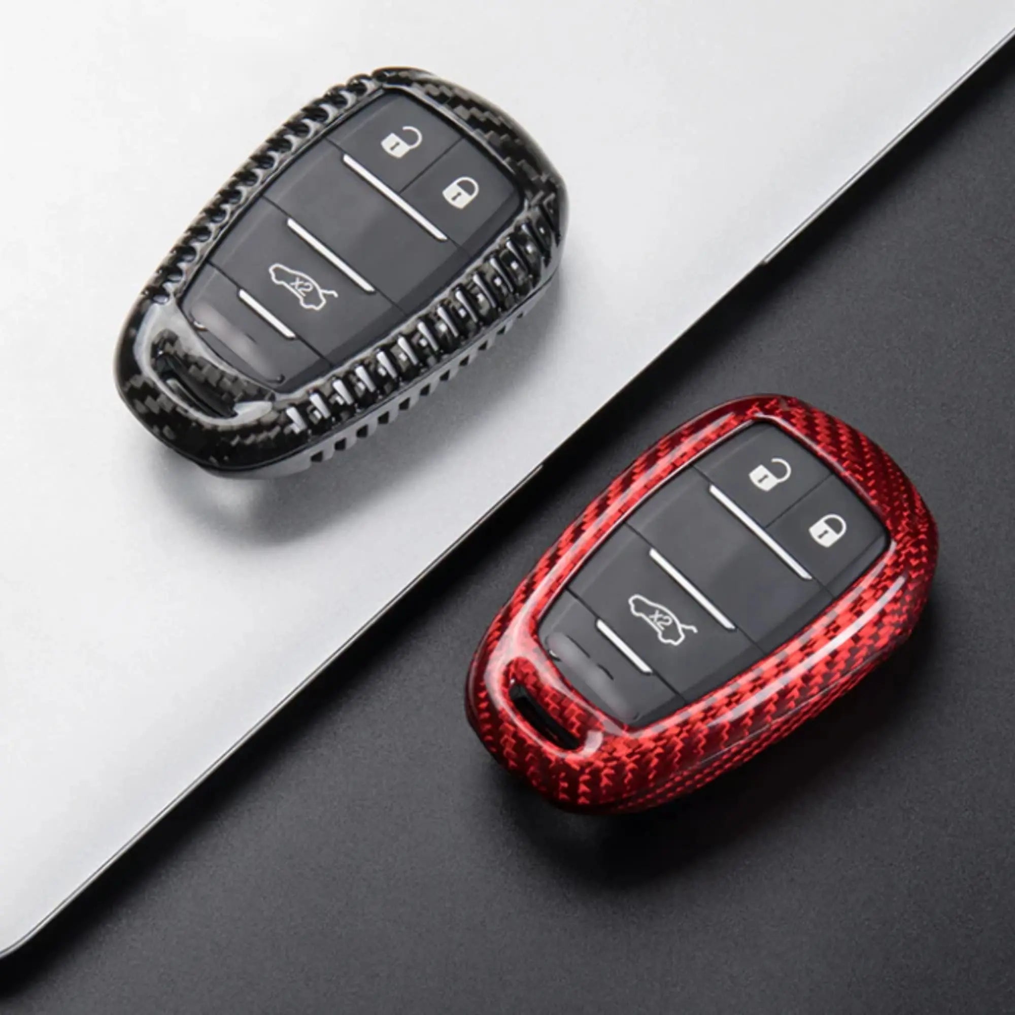 Alfa Romeo Carbon Fiber Key Cover | Giulia & Stelvio - Jonparts
