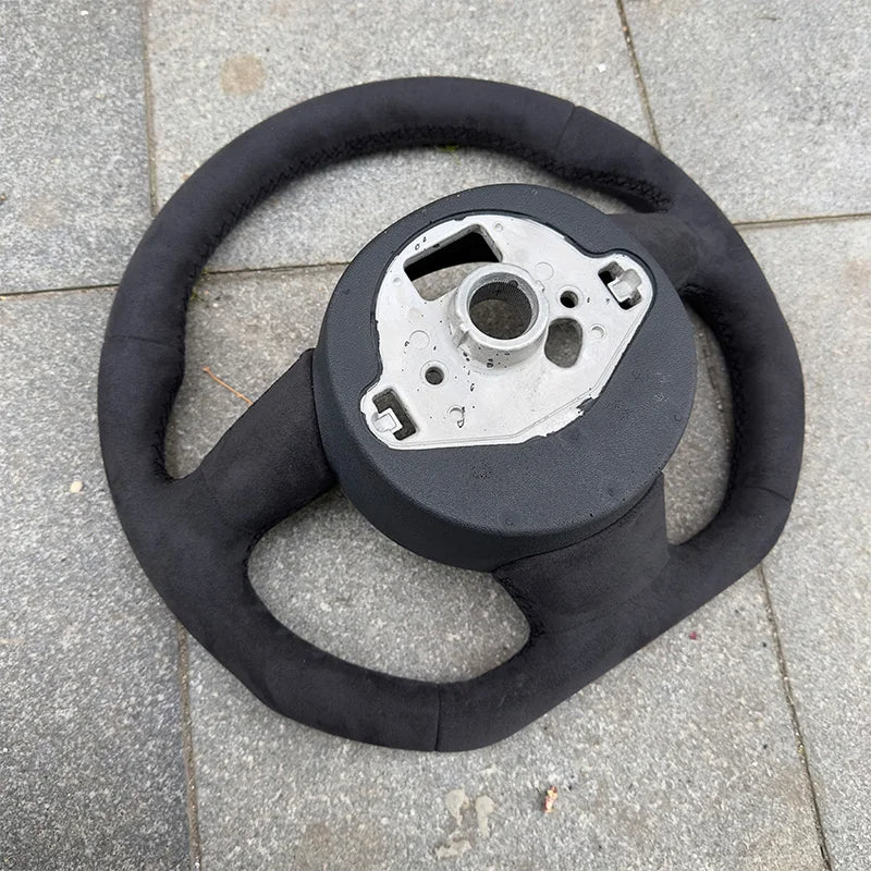 Audi Flat - Bottom Full Alcantara Steering Wheel - Jonparts