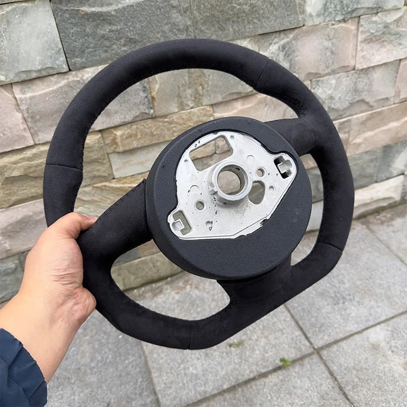 Audi Flat - Bottom Full Alcantara Steering Wheel - Jonparts