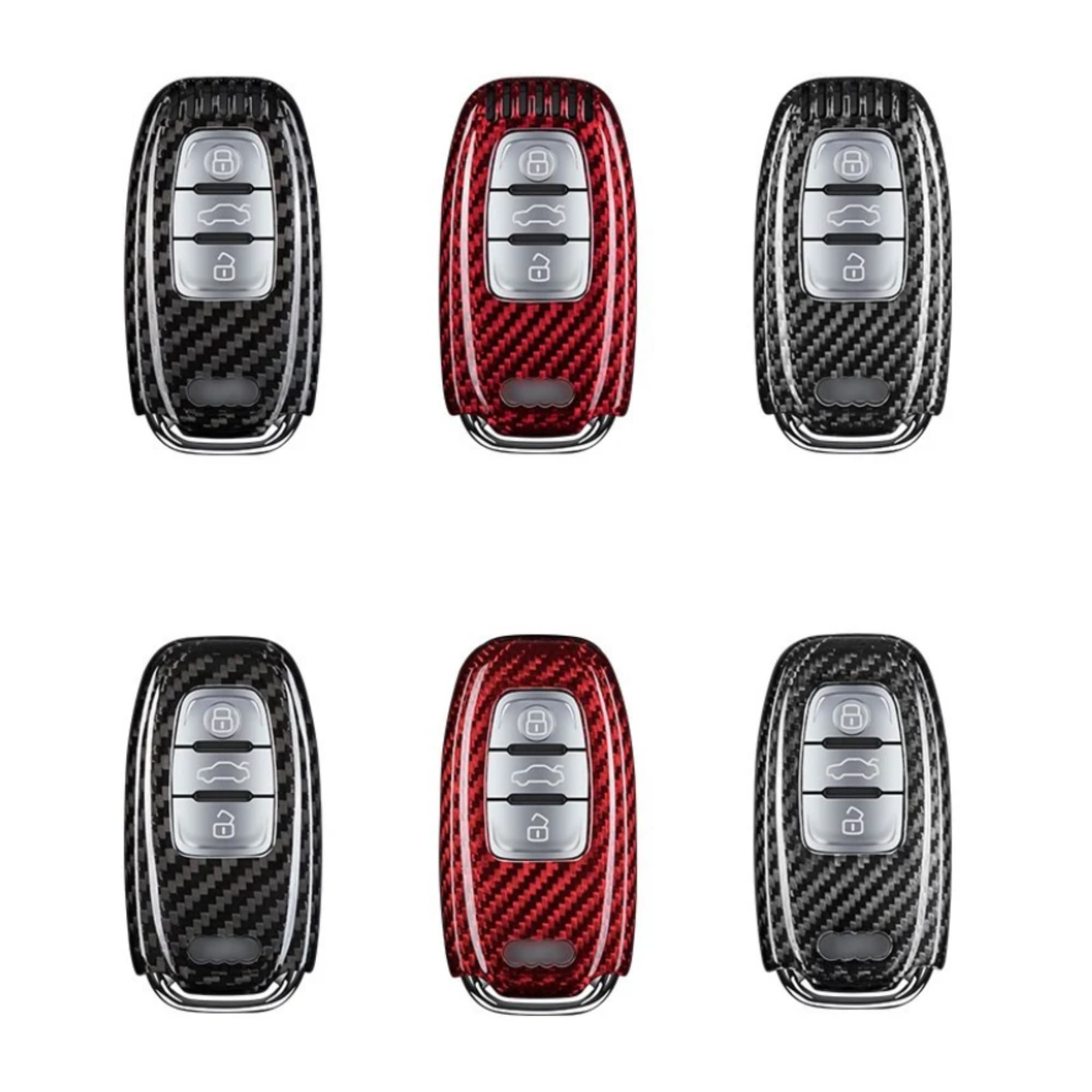 Audi Key Cover – Carbon Fiber Key Fob Case | Style A - Jonparts