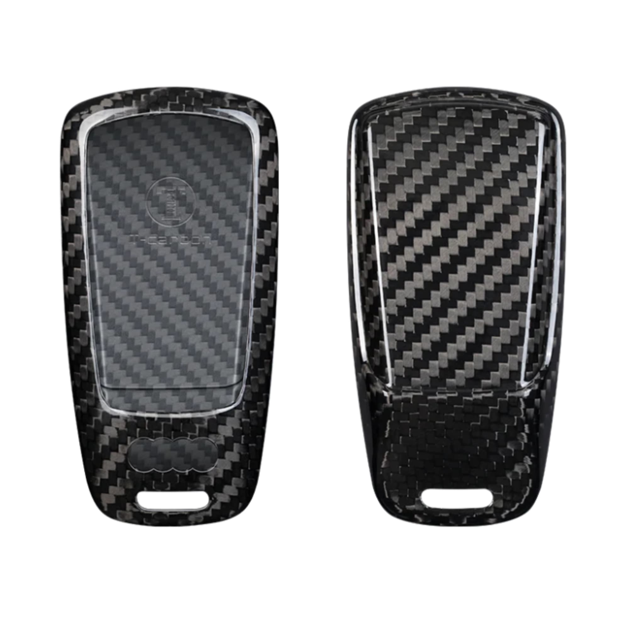 Audi Key Cover – Carbon Fiber Key Fob Case | Style B - Jonparts