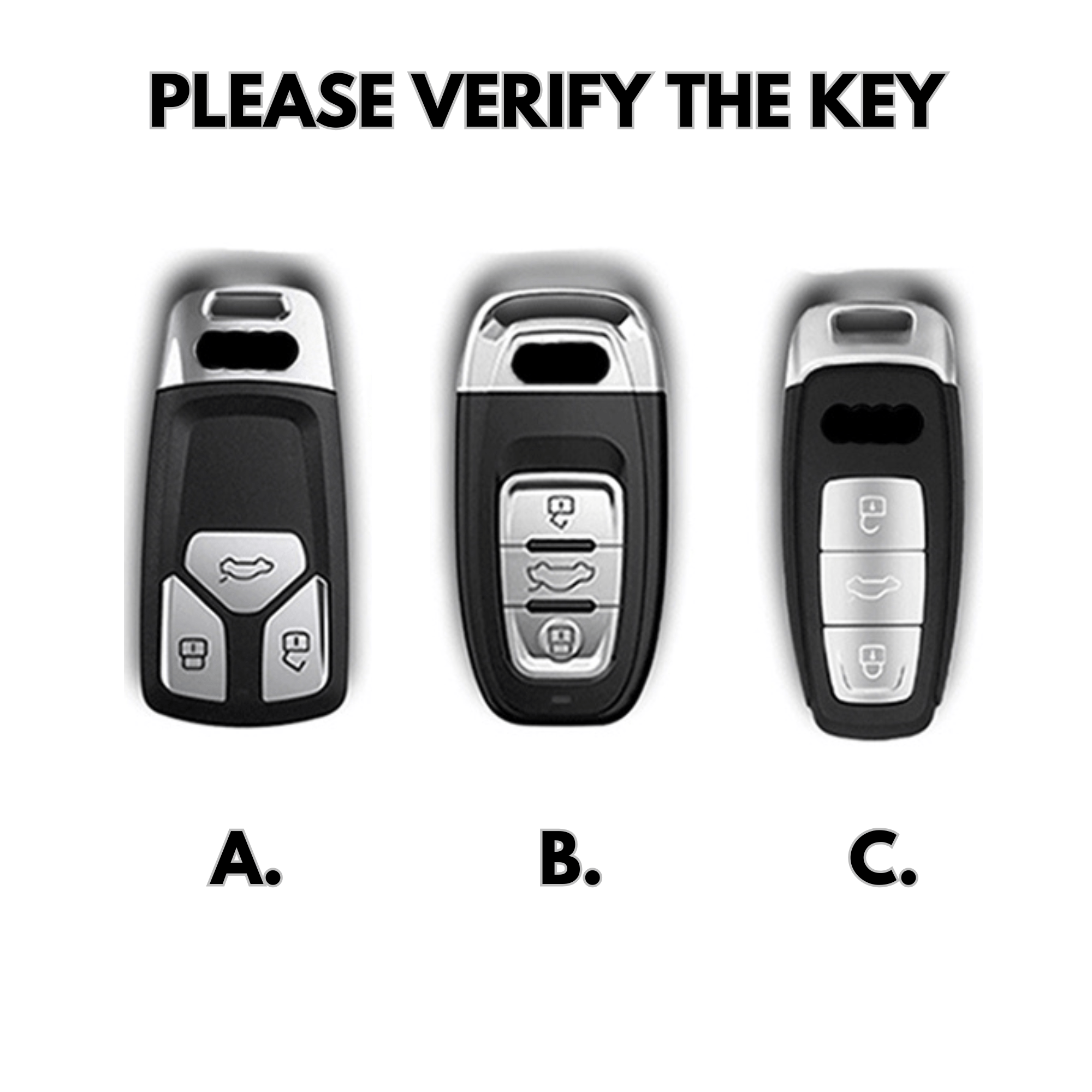 AUDI KEY COVER | CARBON FIBER LOOK - Jonparts