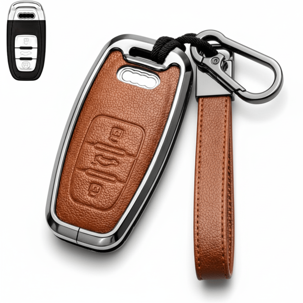 Audi Key Cover Case – Full Metal Zinc Alloy Shell | A TYPE - Jonparts