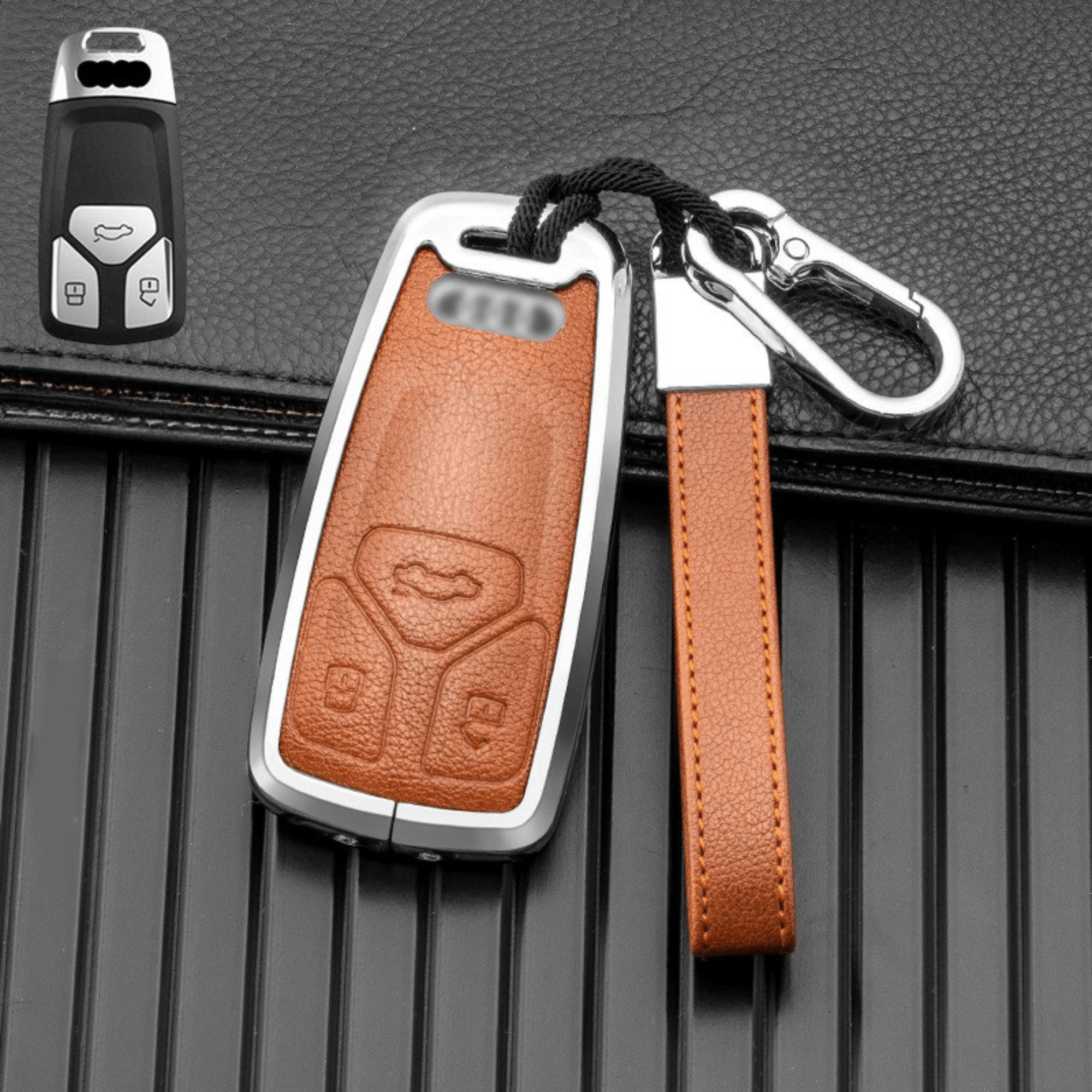 Audi Key Cover Case – Full Metal Zinc Alloy Shell | B TYPE - Jonparts
