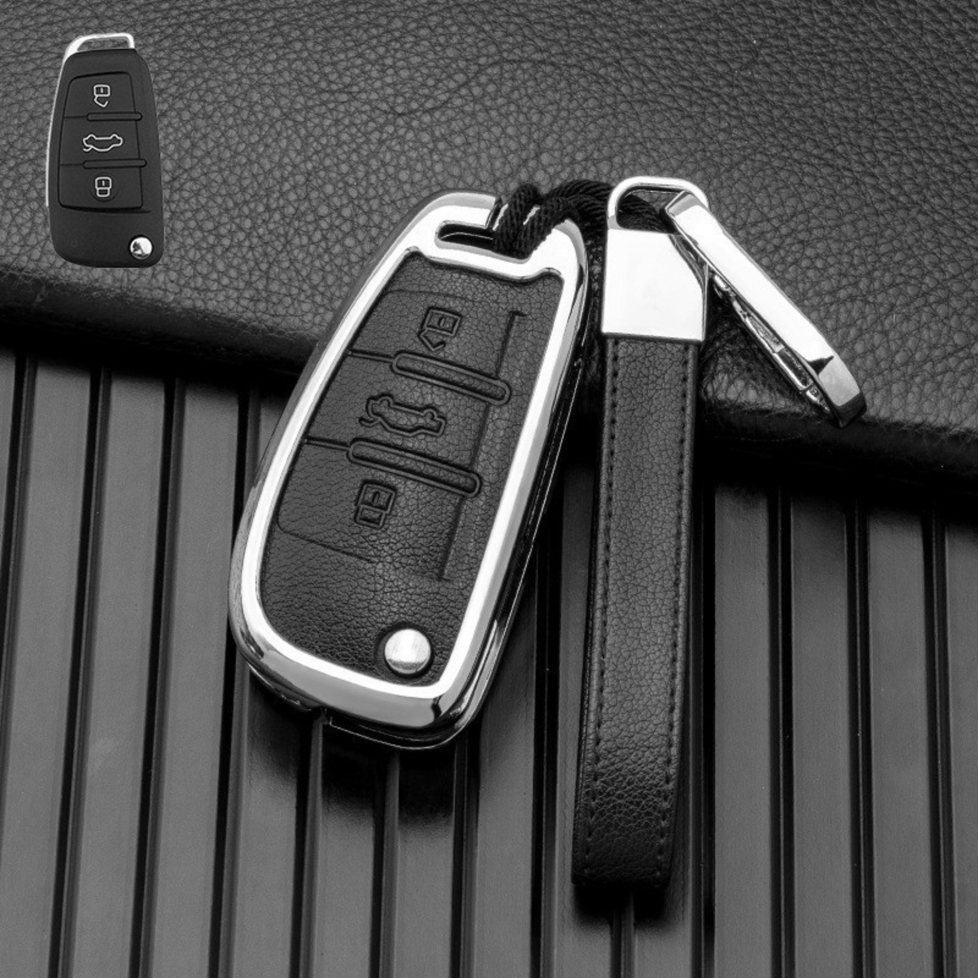 Audi Key Cover Case – Full Metal Zinc Alloy Shell | C TYPE - Jonparts