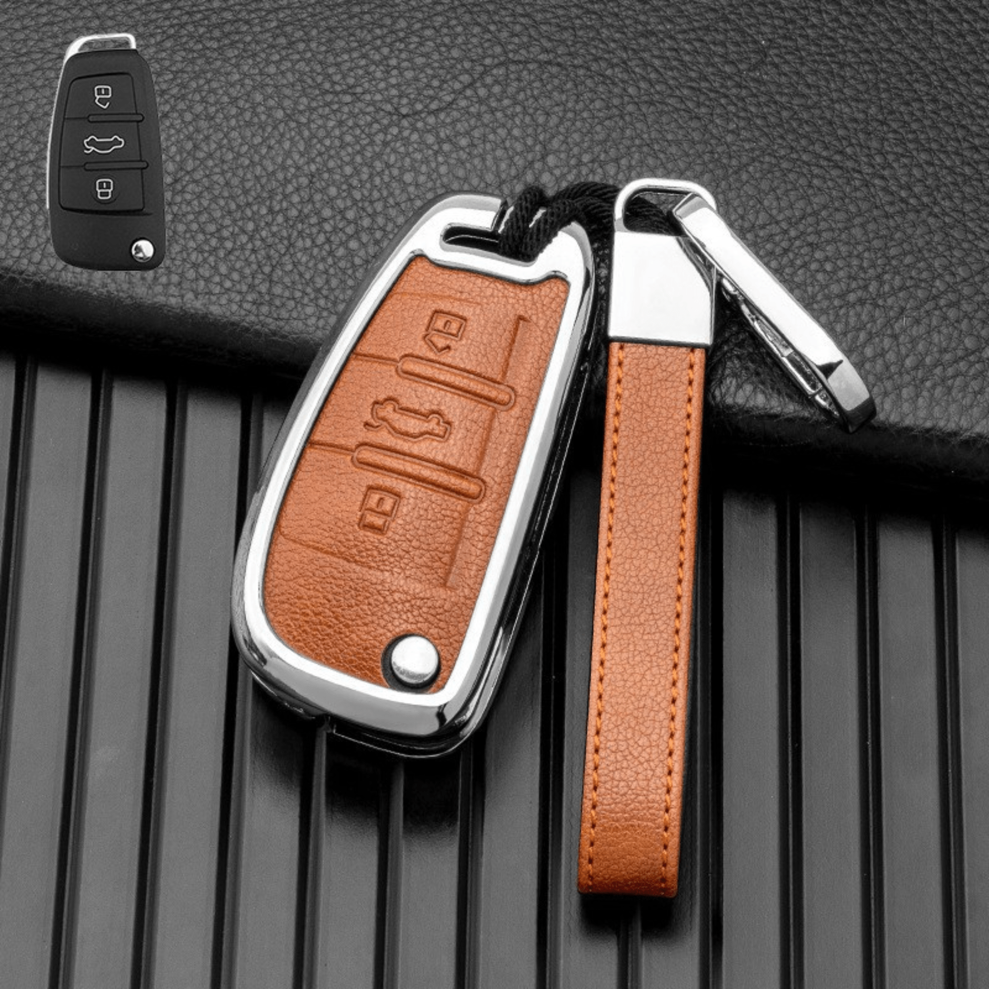 Audi Key Cover Case – Full Metal Zinc Alloy Shell | C TYPE - Jonparts