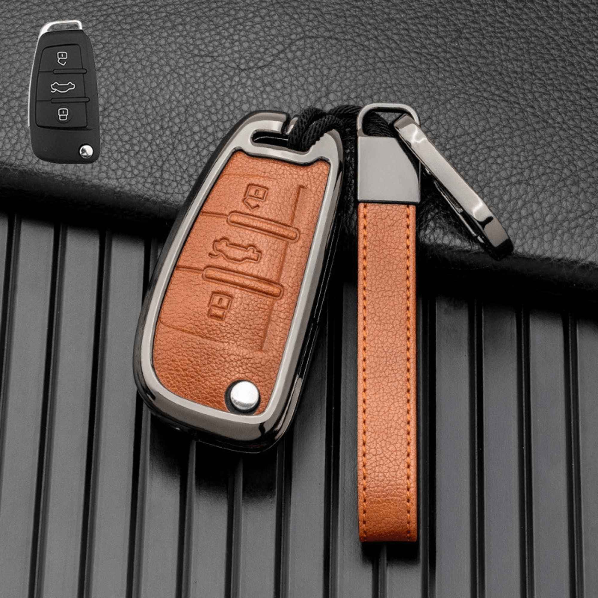 Audi Key Cover Case – Full Metal Zinc Alloy Shell | C TYPE - Jonparts