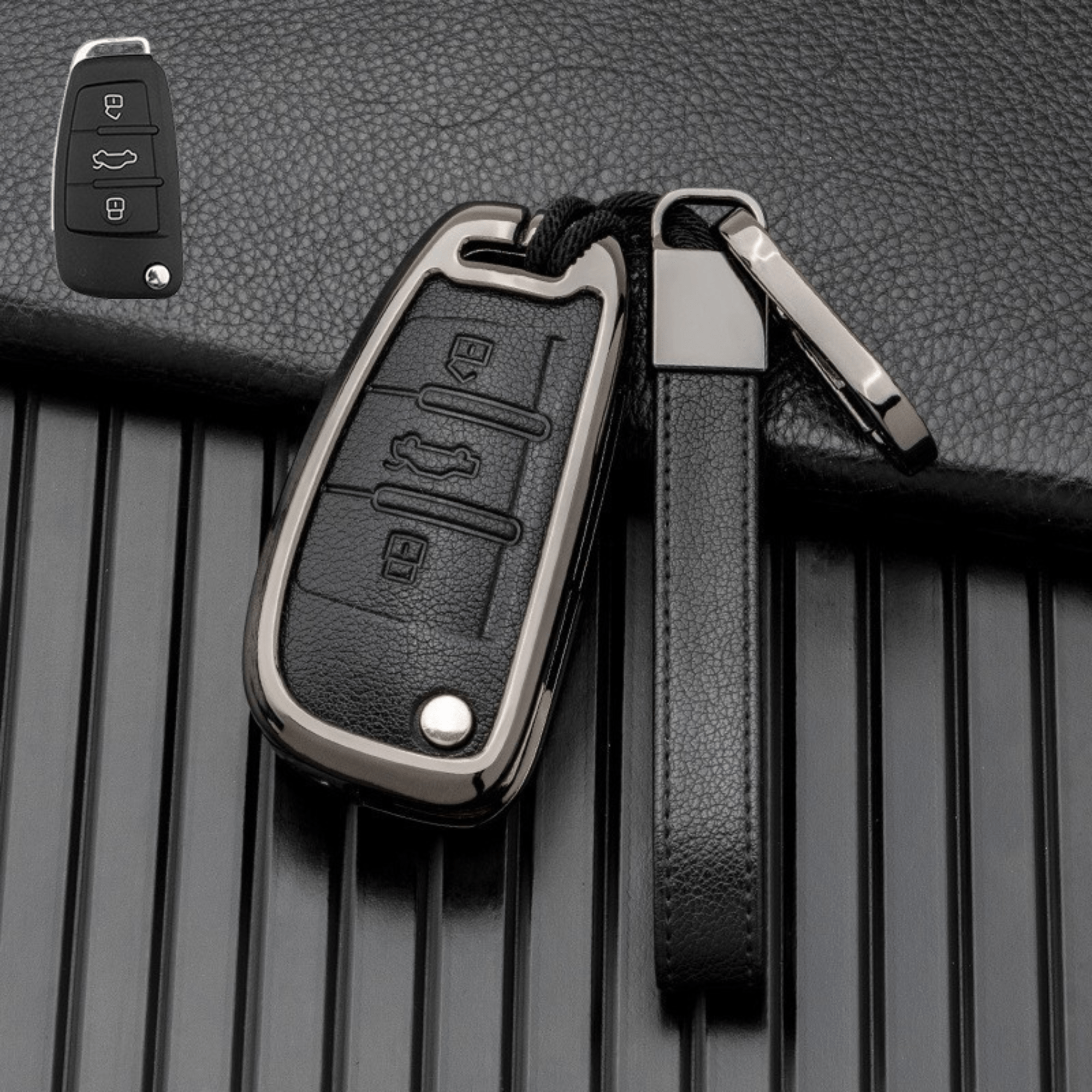 Audi Key Cover Case – Full Metal Zinc Alloy Shell | C TYPE - Jonparts