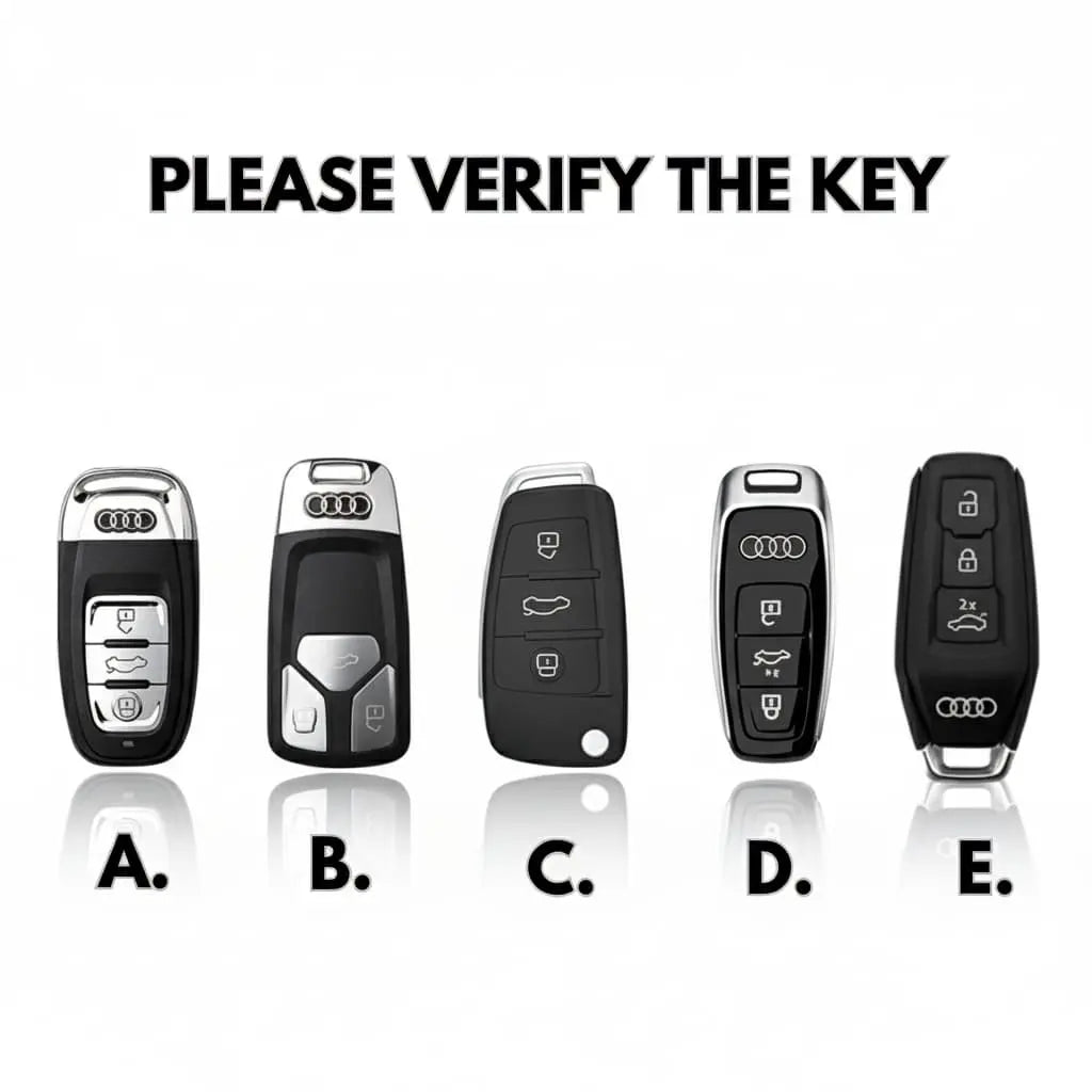 Audi Key Cover – Premium Alcantara Suede - Jonparts
