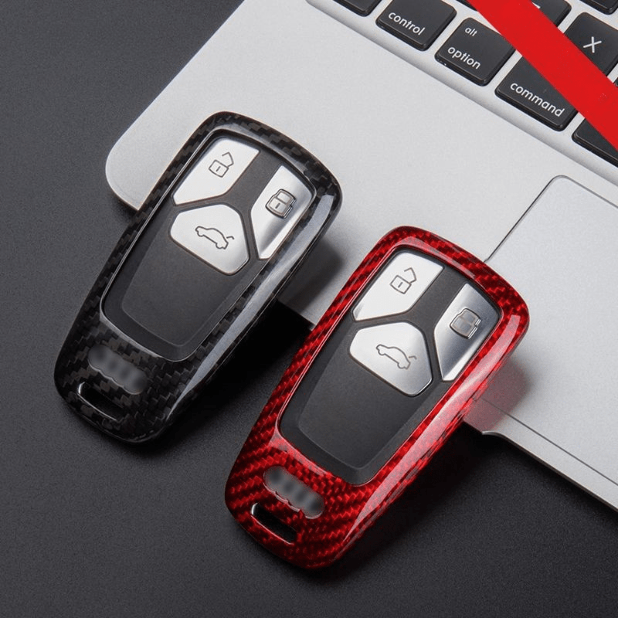 AUDI KEY COVER / REAL CARBON FIBER - Jonparts