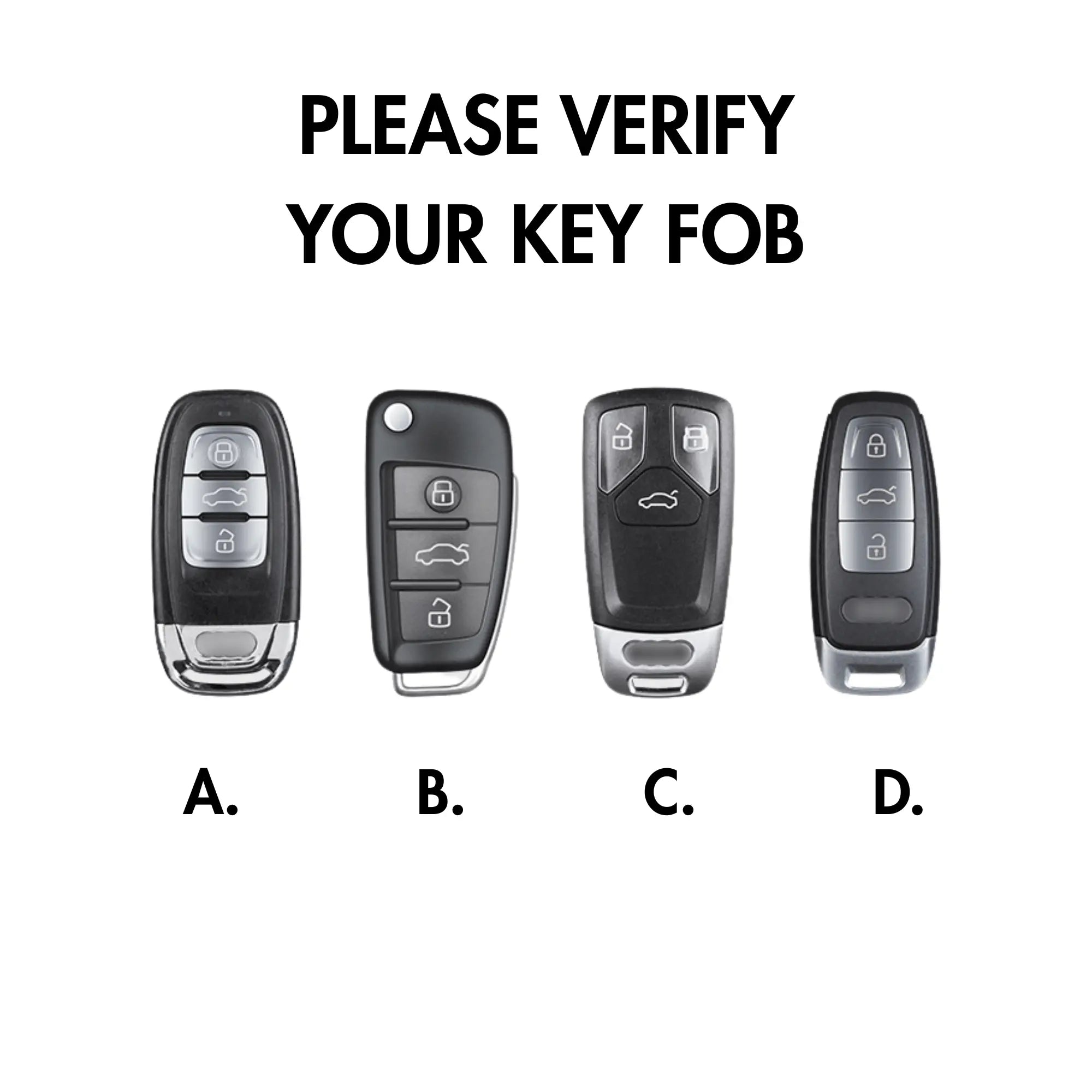AUDI KEY COVER / REAL CARBON FIBER - Jonparts