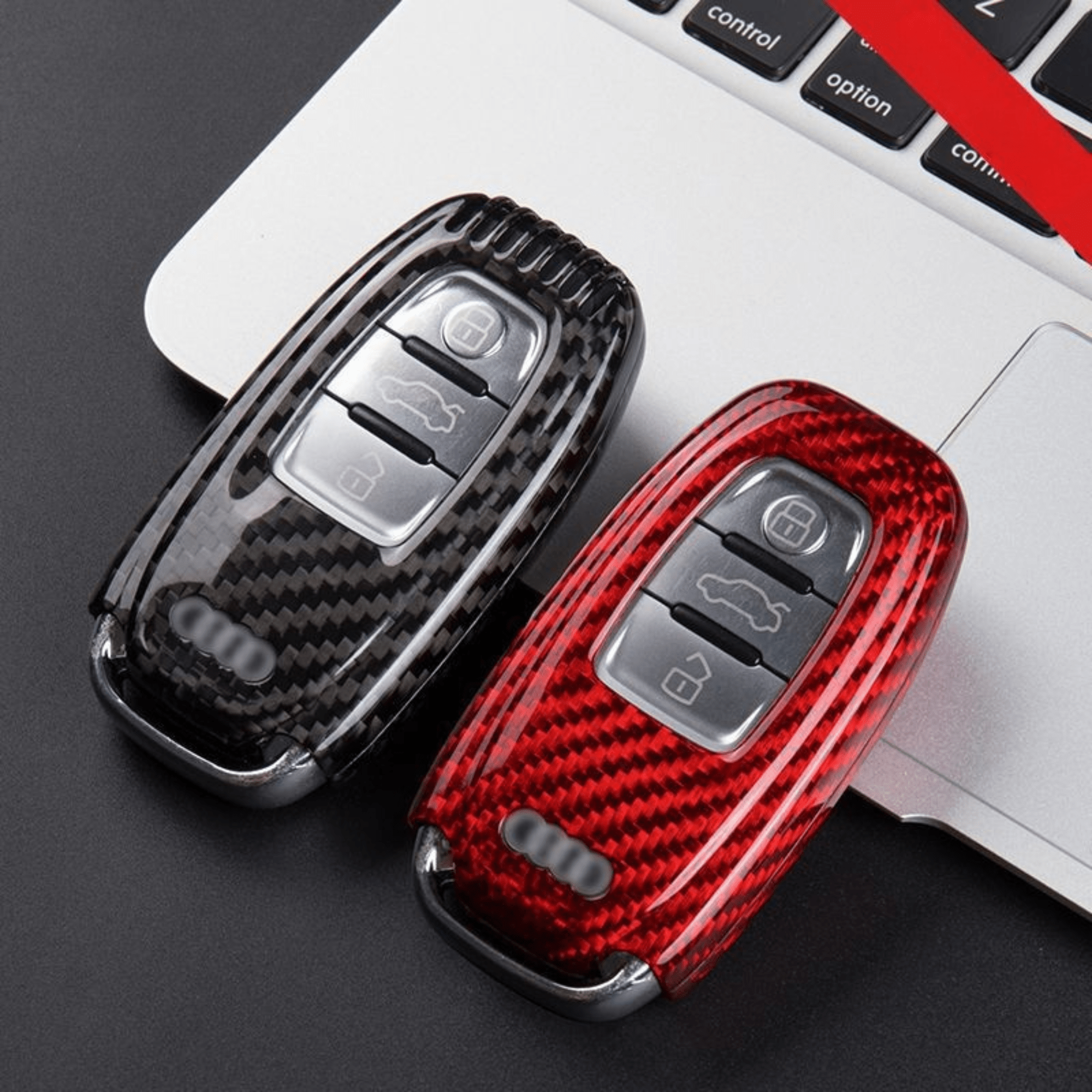 AUDI KEY COVER / REAL CARBON FIBER - Jonparts