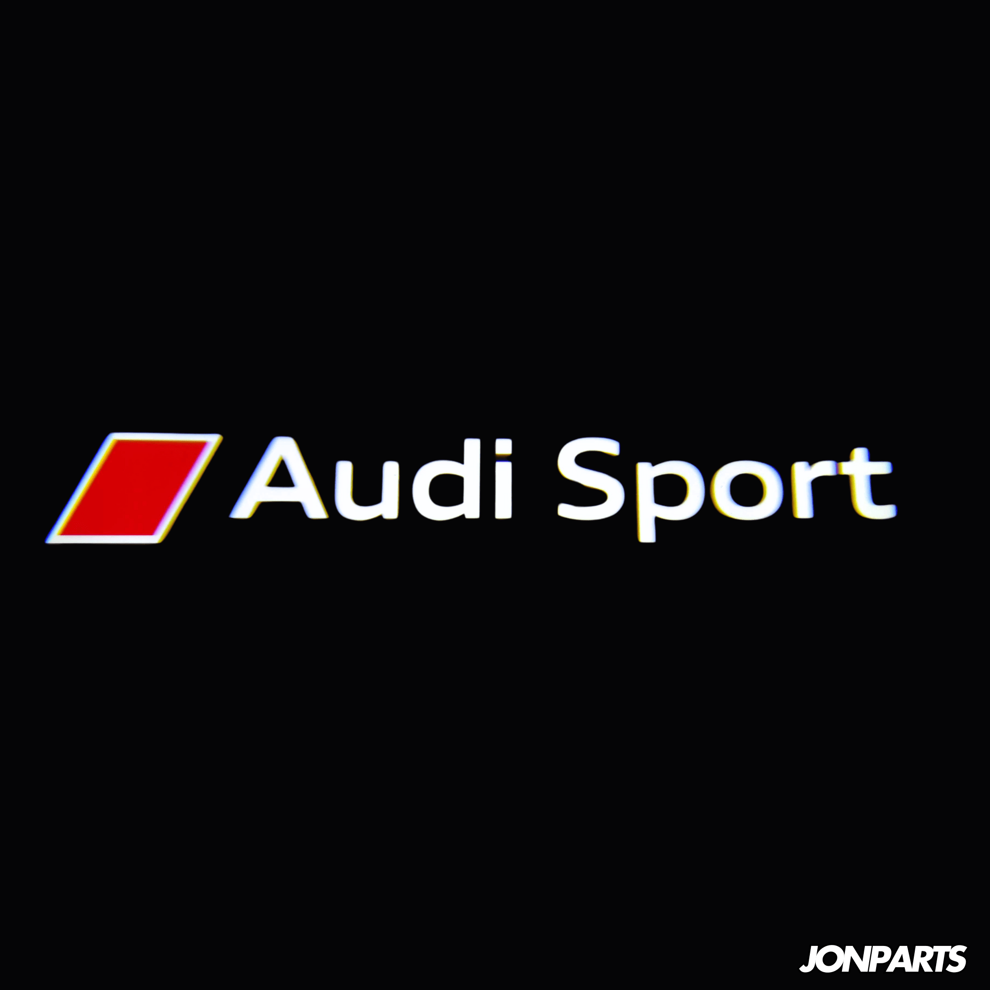 Audi Sport LED puddle light logo projection