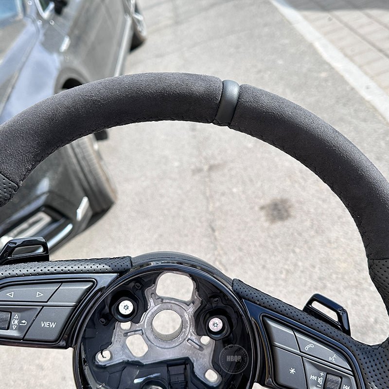 AUDI STEERING WHEEL | FLAT - BOTTOM | ALCANTARA - Jonparts