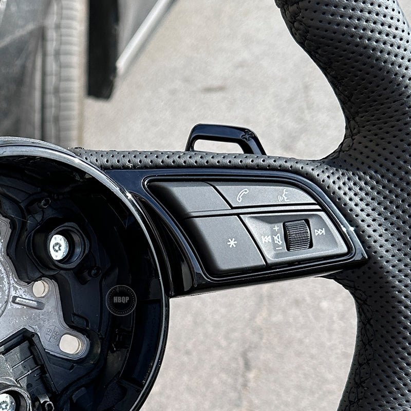 AUDI STEERING WHEEL | FLAT - BOTTOM | ALCANTARA - Jonparts