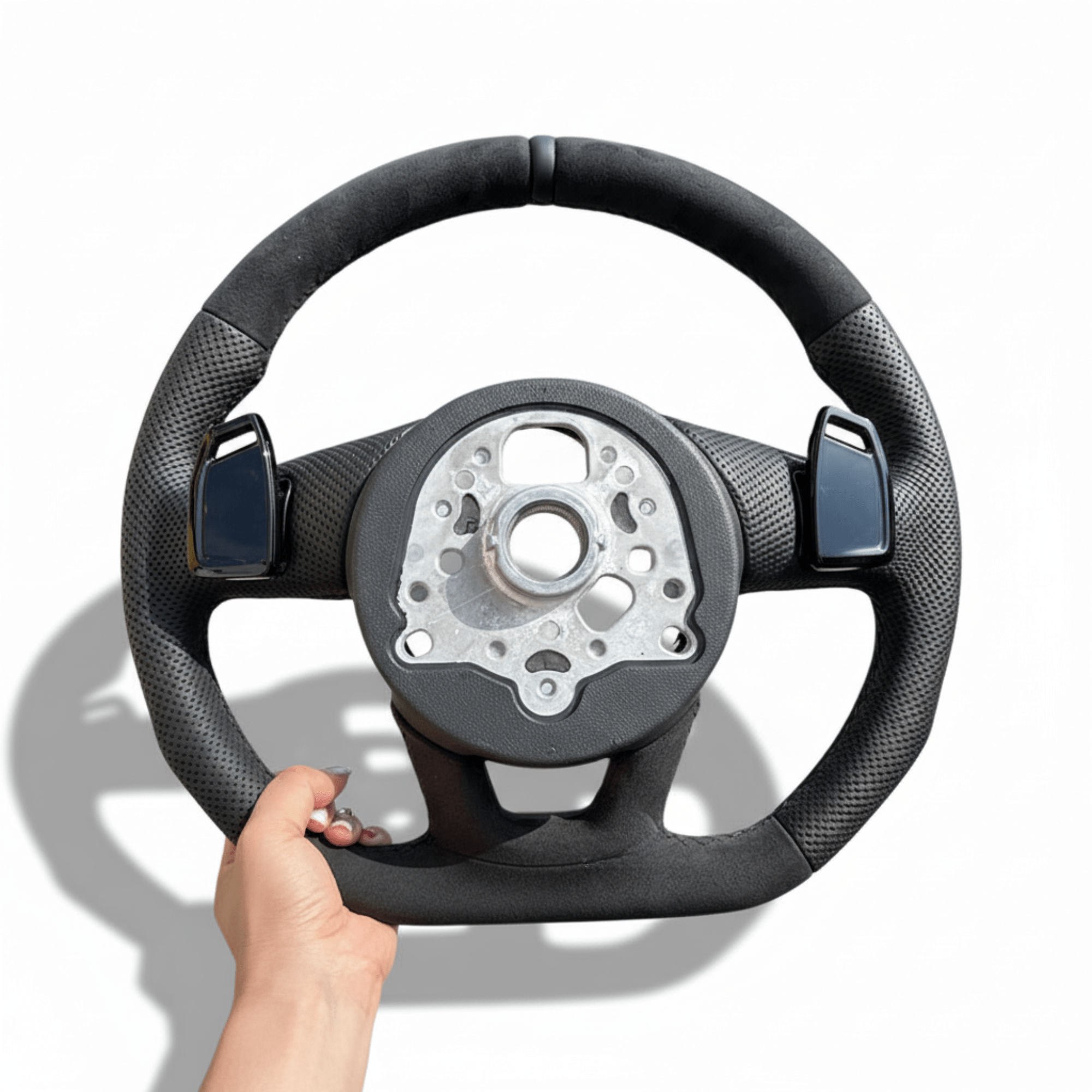 AUDI STEERING WHEEL | FLAT - BOTTOM | ALCANTARA - Jonparts