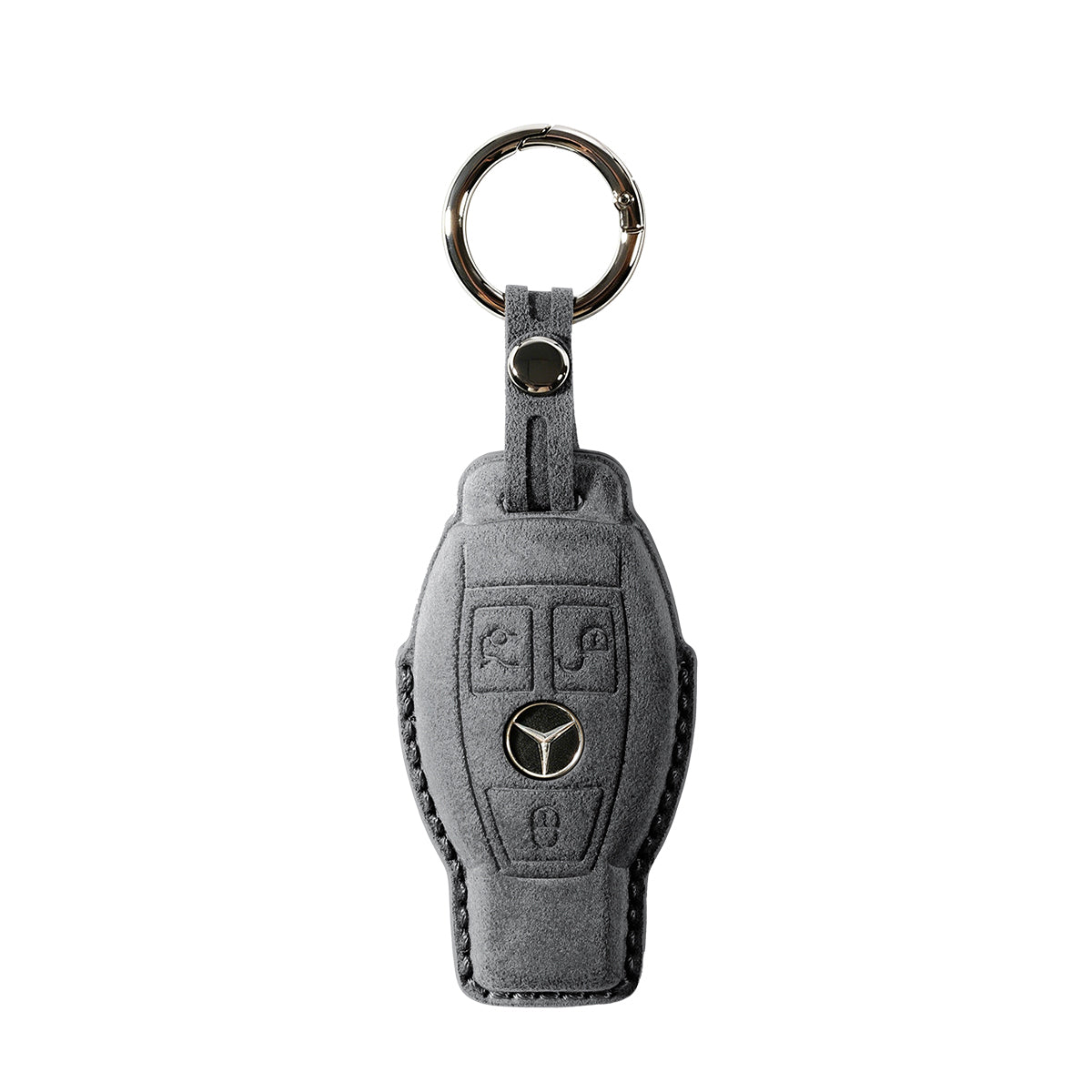 Benz Alcantara suede key fob cover