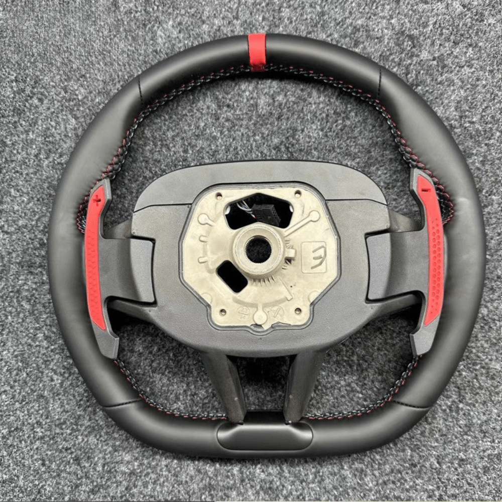 BMW CS - Style Steering Wheel | F & G Chassis | Leather + Carbon Look - Jonparts